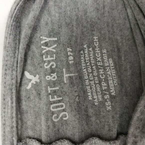 AEO xs sm soft and sexy t tee shirt top graphic - Picture 7 of 8